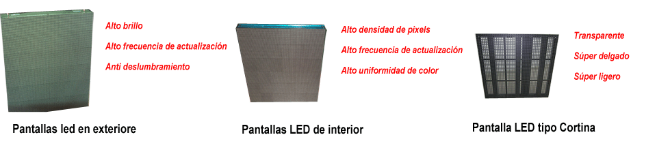 pantallas led